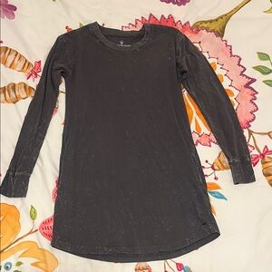 The Southern Shirt Company Gray Long Sleeve Dress